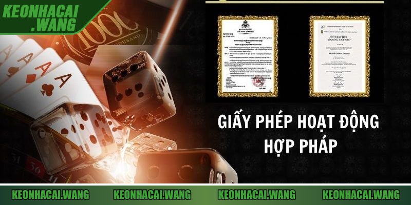 Giấy phép hoạt động là yếu tố đánh giá EE88 có uy tín không